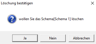 import schema löschen 2