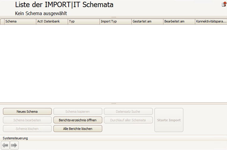 neues import schema