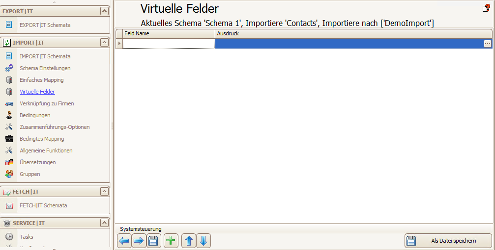 virtuelle felder