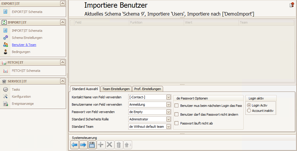 benutezr & team