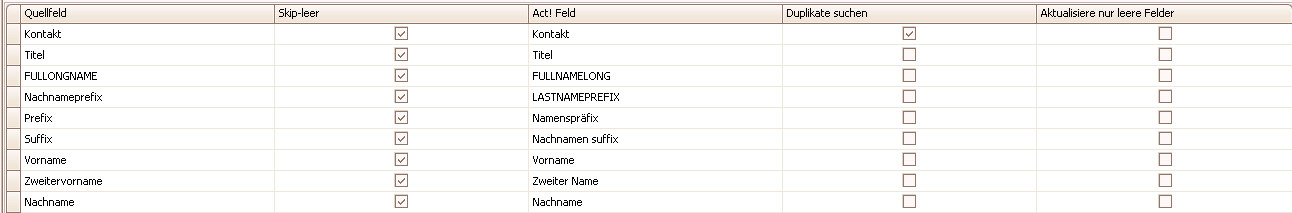 how to vollständige namen importieren 2