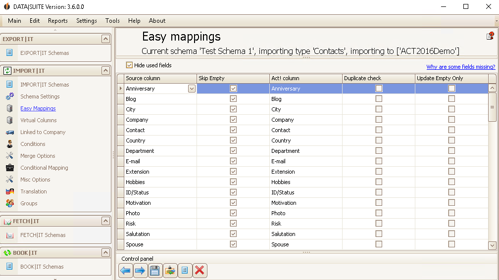 easy mappings new