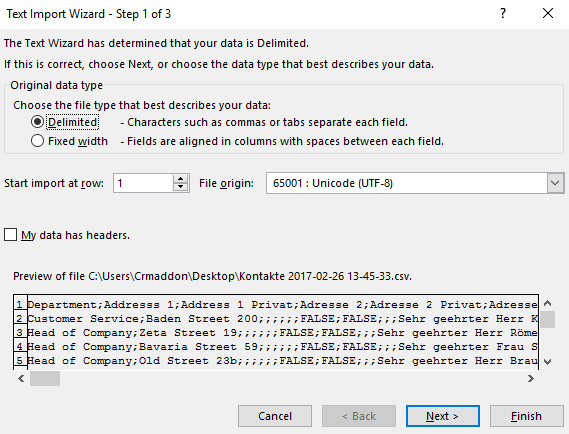 run export schema 7