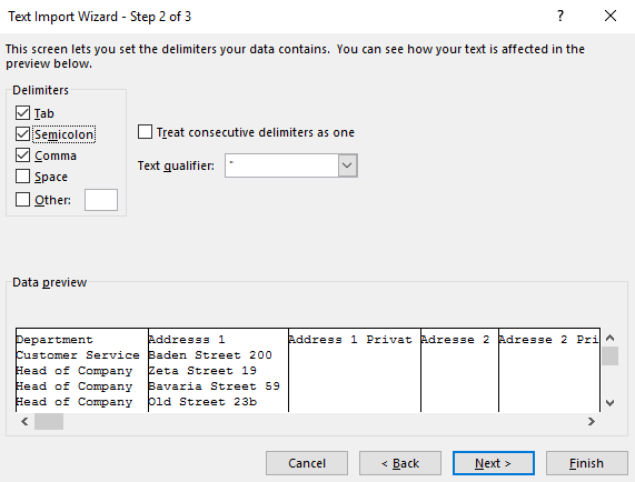 run export schema 8