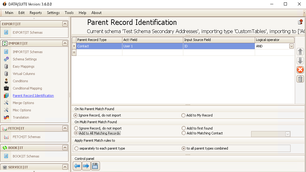 how to import secondary addresses 3