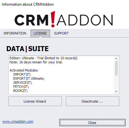 help license information
