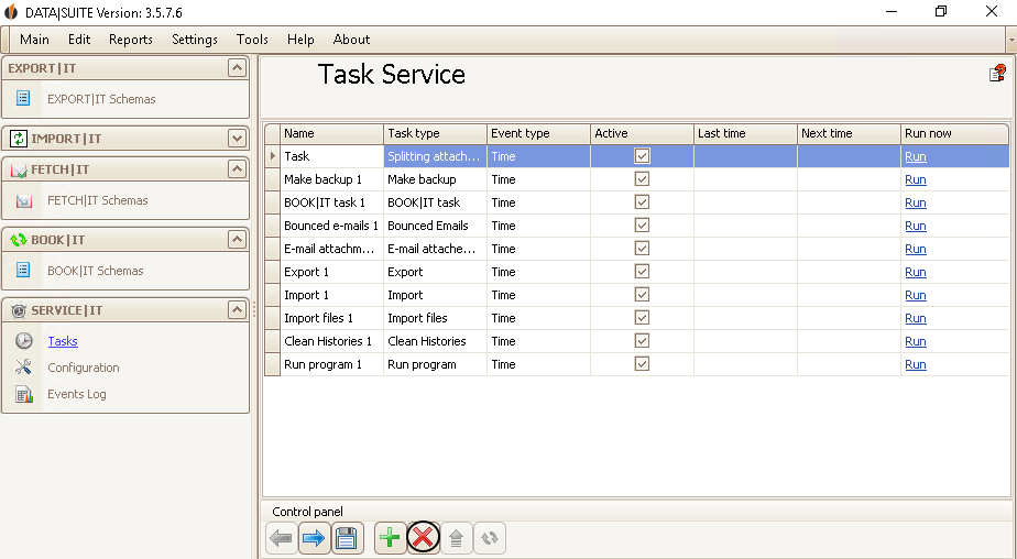 edit and delete serviceit schema