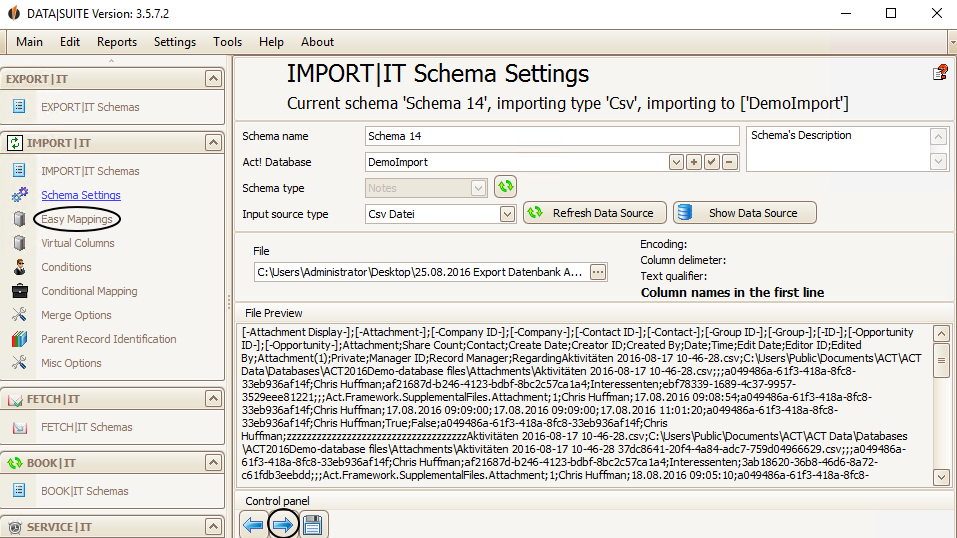 how to import notes