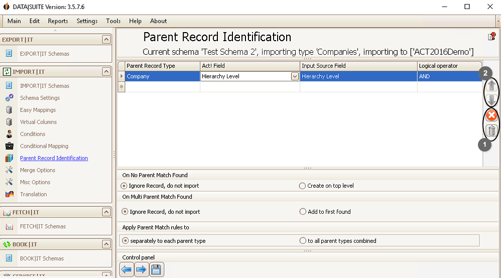 parent record identification 2