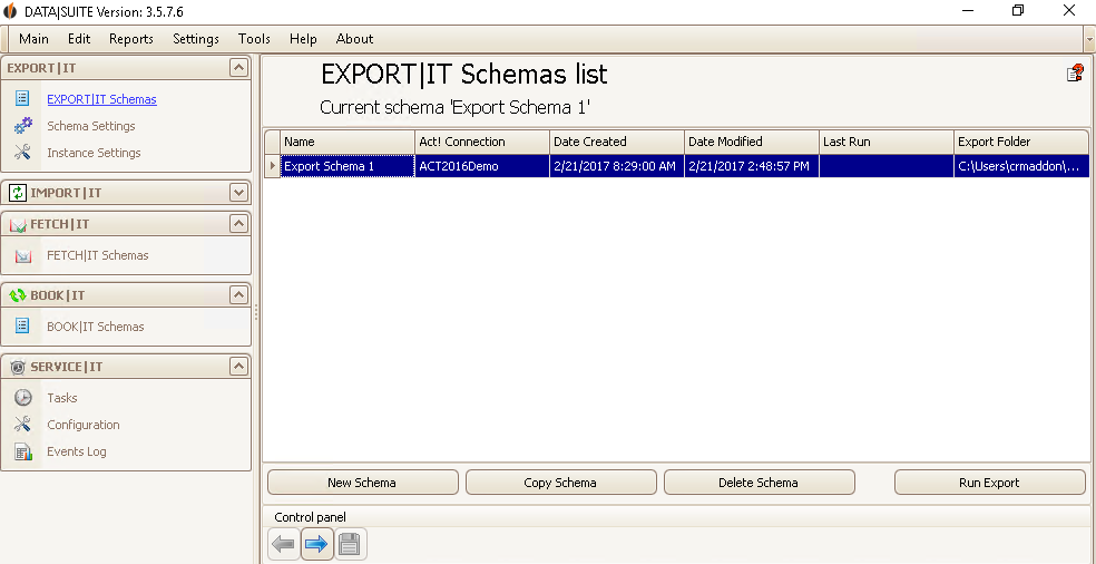 edit export schema 4
