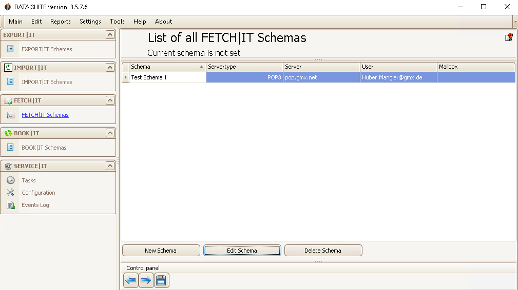 create fetchit schema 18