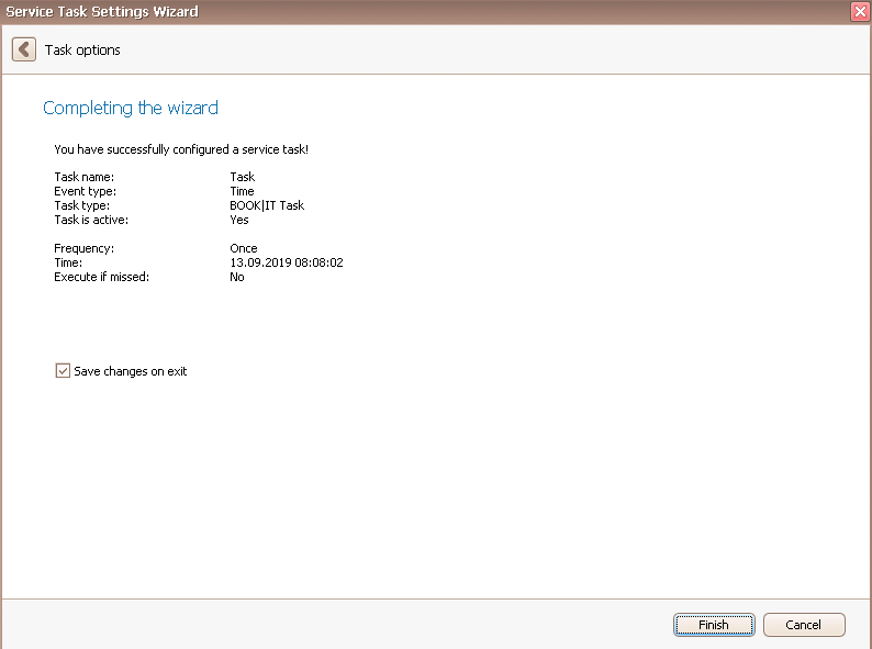 serviceit bookit task 2