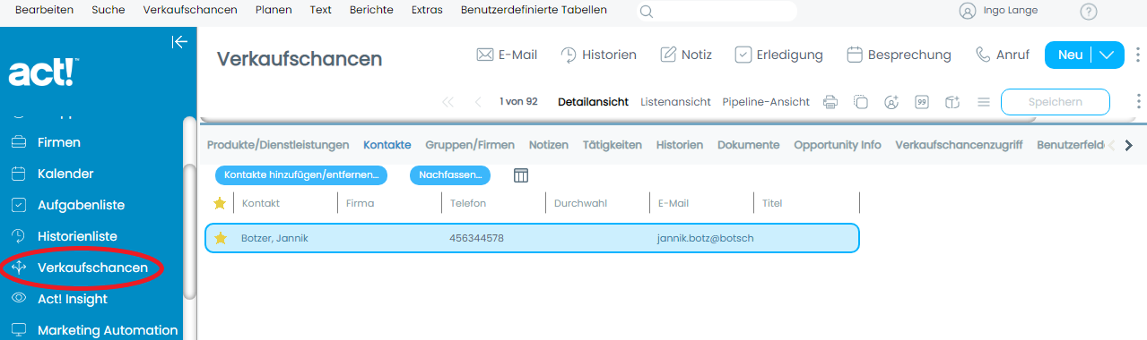 Verkaufschancen 1