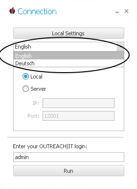configure outreachit 16