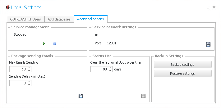 configure outreachit 11
