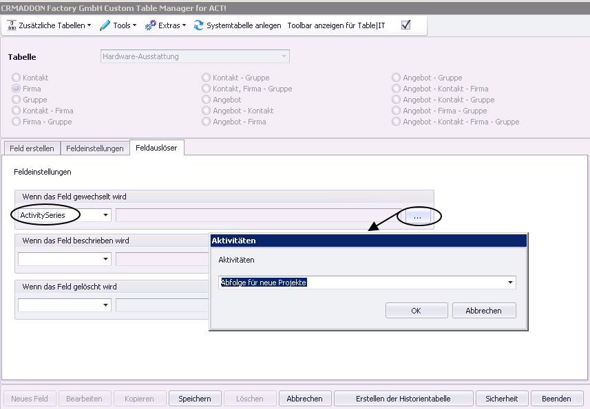 tableit feldausloeser activity series