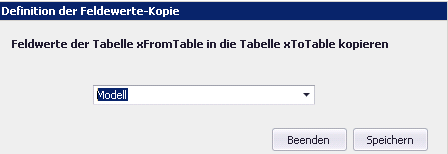 tableit feldwerte speichern beenden