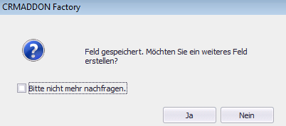 tableit feld gespeichert