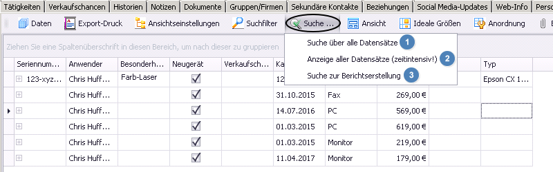 suche