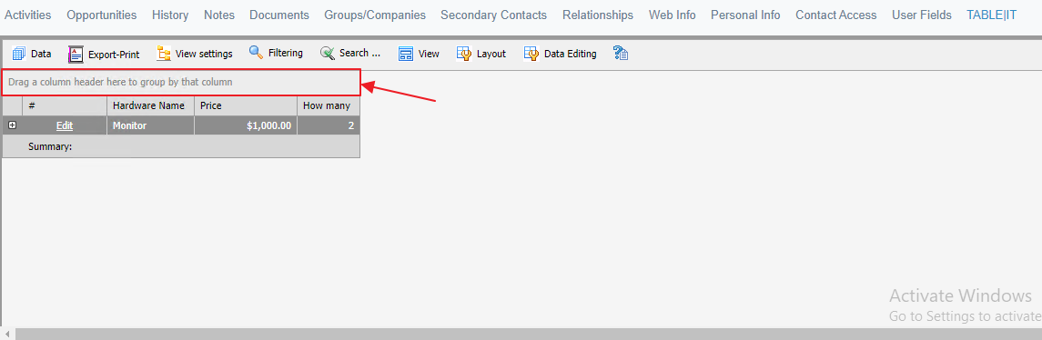 tool bar web 12