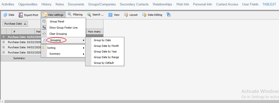 tool bar web 20
